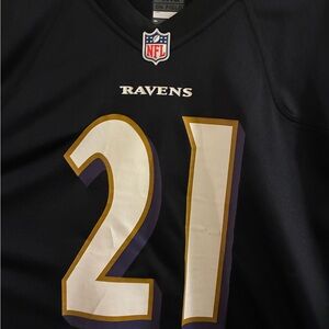 NFL Ravens Black 21 Webb Jersey